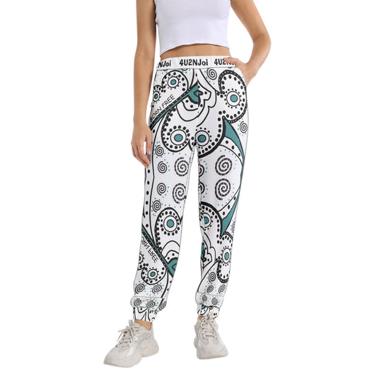 Born Free Elastic Waist Tapered Sweatpant