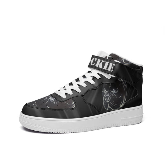 DOG HOUSE_HOCKIE_Unisex high Top Leather Sneakers