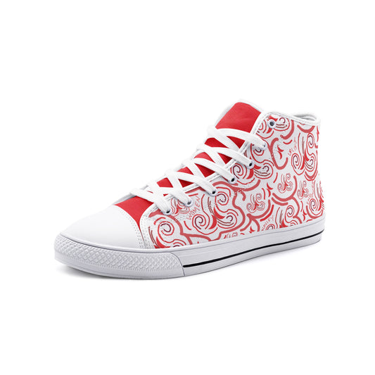 4|U Abstract Collection - Red & White Canvas