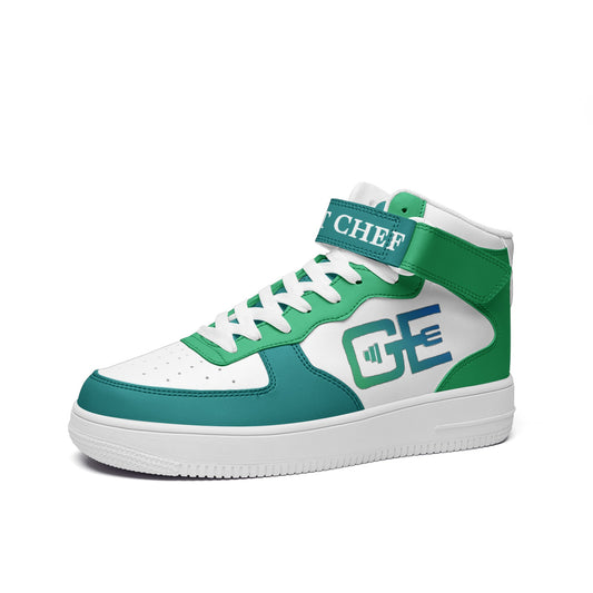 FIT CHEF STUDIO _Unisex high Top Leather Sneakers