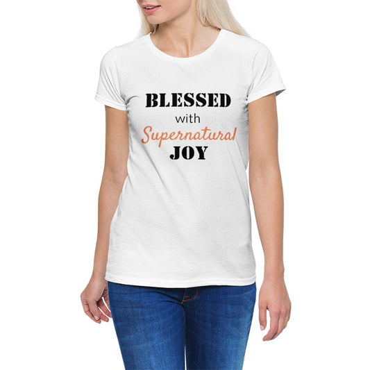 Supernatural Joy Women's Cotton Stretch CrewNeck T-Shirt