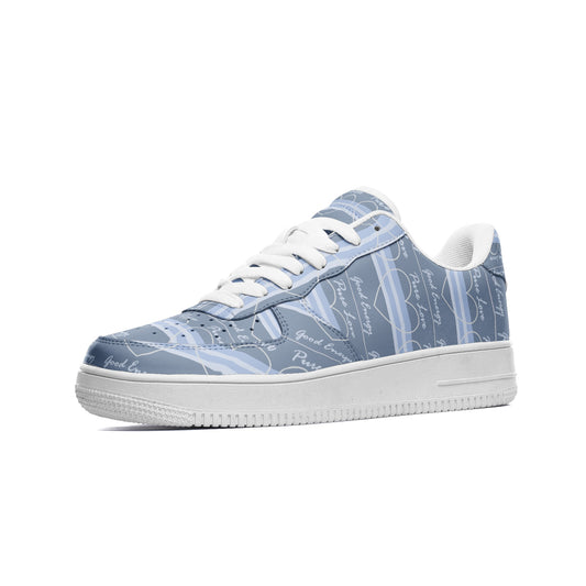 Good Vibes Unisex Low Top Leather Sneakers