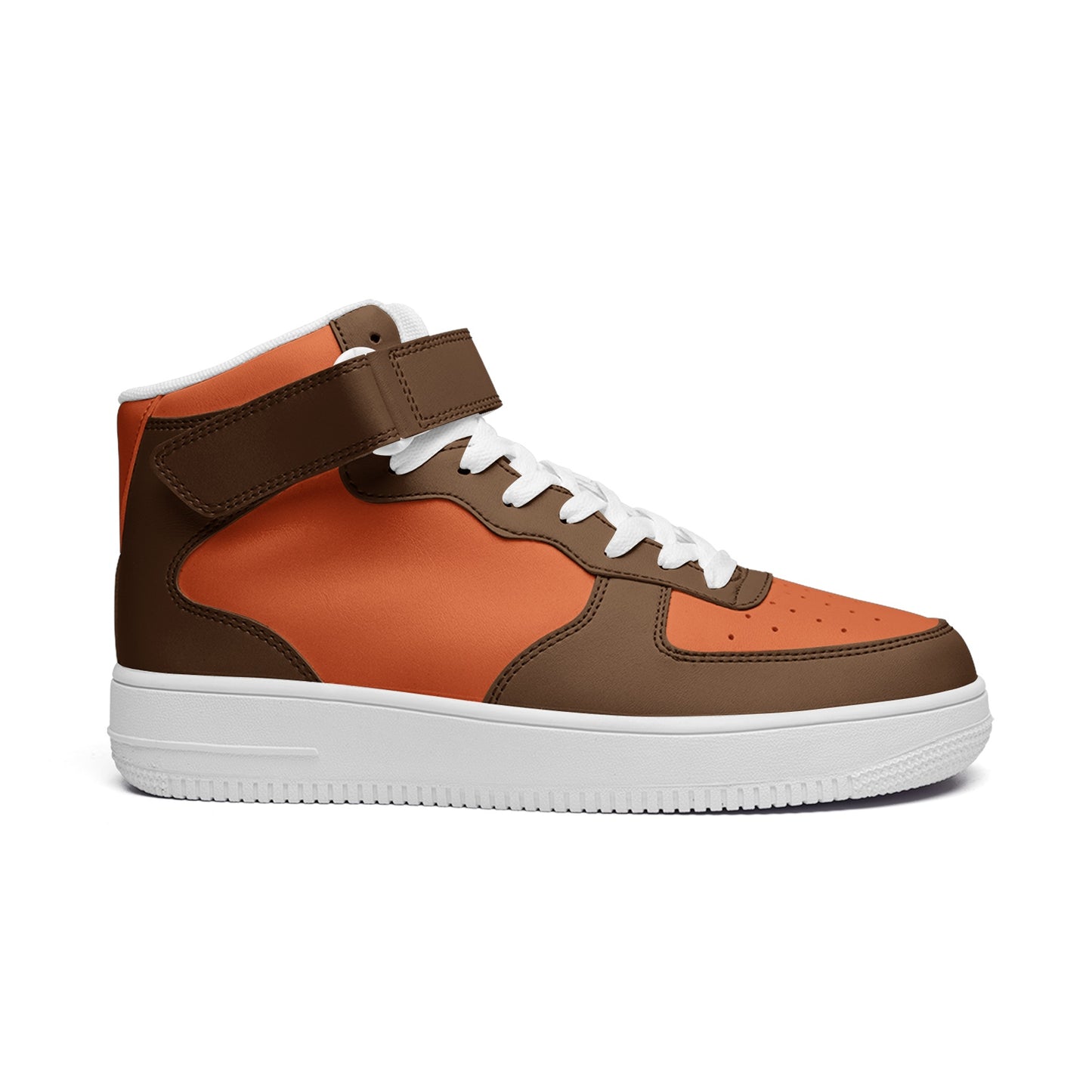 Fall Flavors Unisex high Top Leather Sneakers