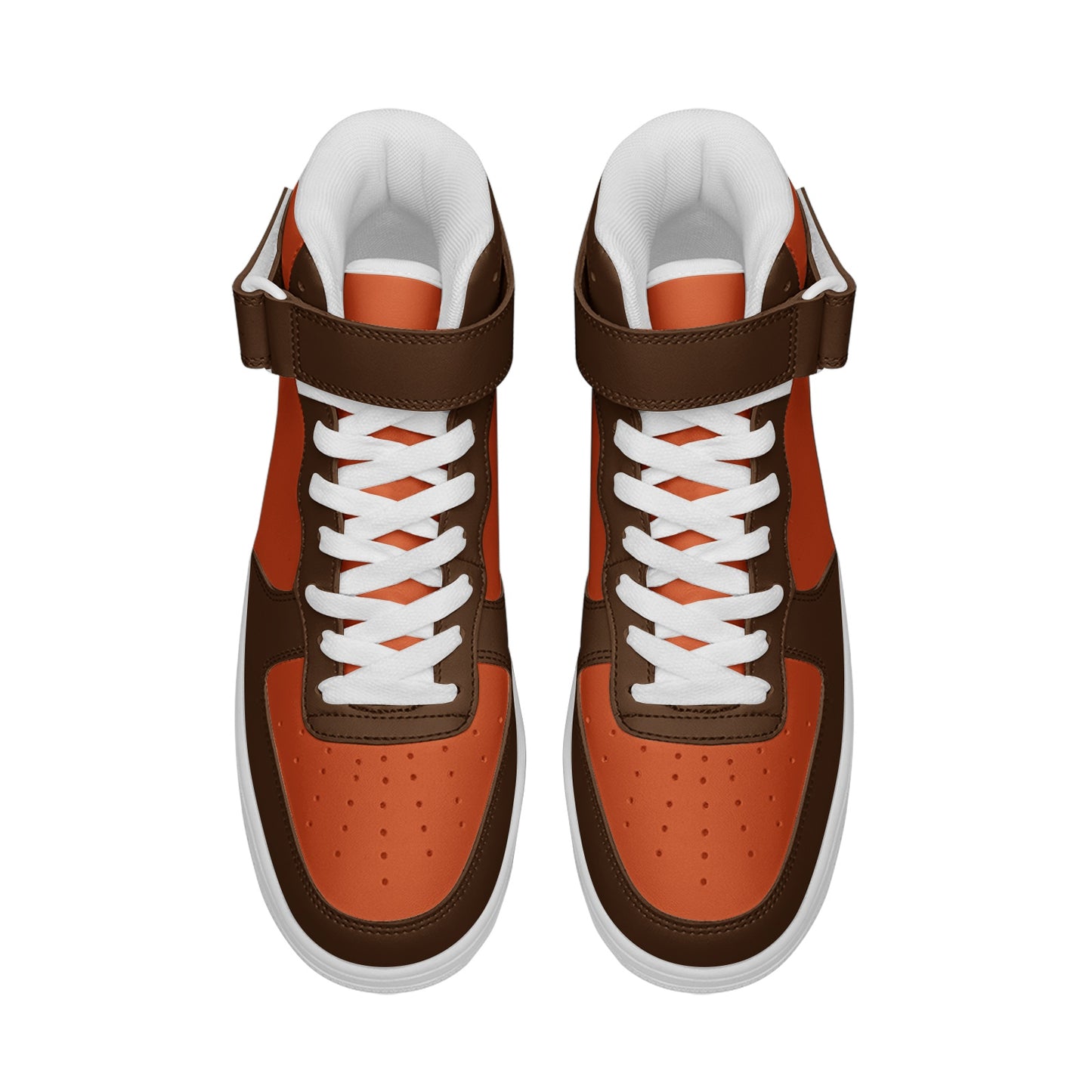 Fall Flavors Unisex high Top Leather Sneakers