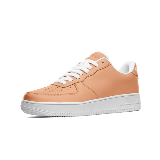 Peachy Unisex Low Top Leather Sneakers