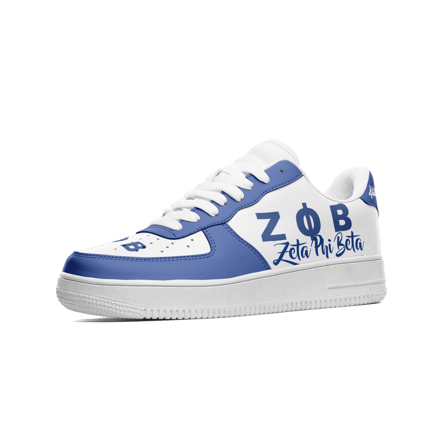 Zeta Phi Beta Unisex Low Top Leather Sneakers