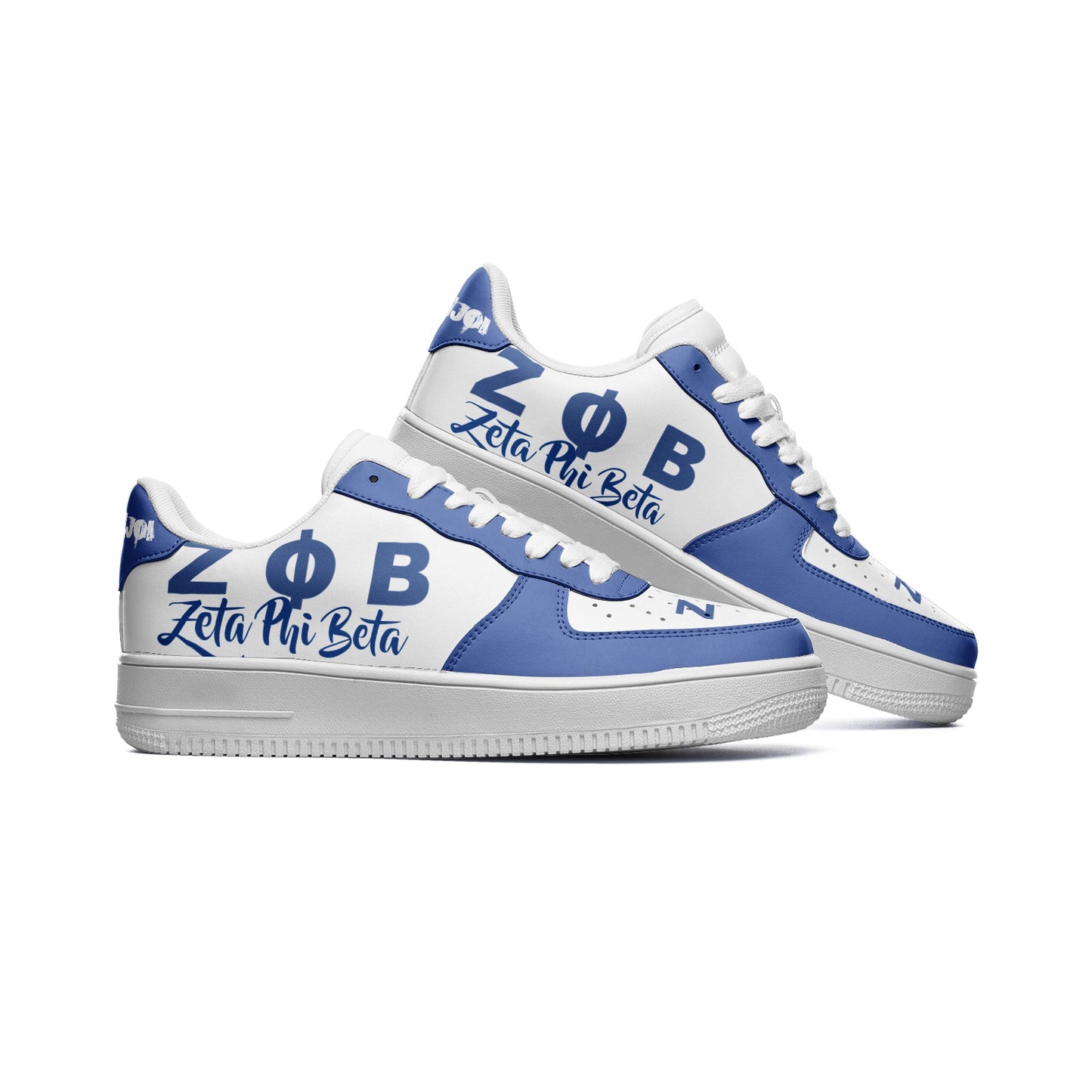 Zeta Phi Beta Unisex Low Top Leather Sneakers