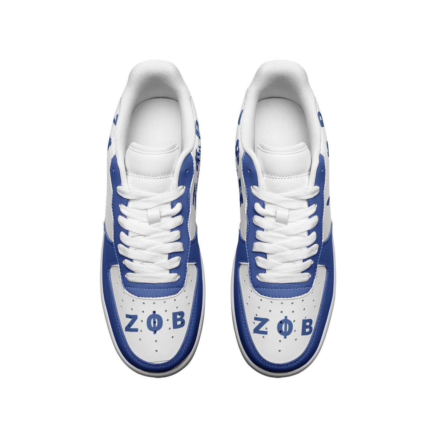 Zeta Phi Beta Unisex Low Top Leather Sneakers